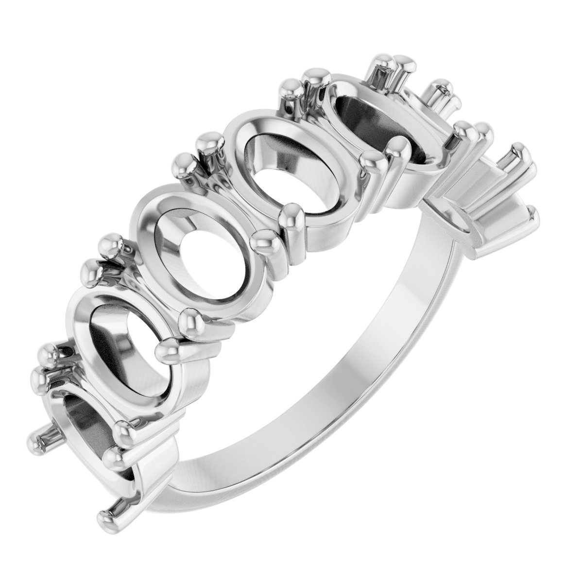 Seven-Stone Anniversary Band