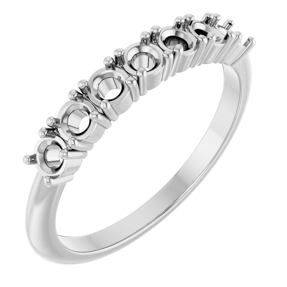 Seven-Stone Anniversary Band