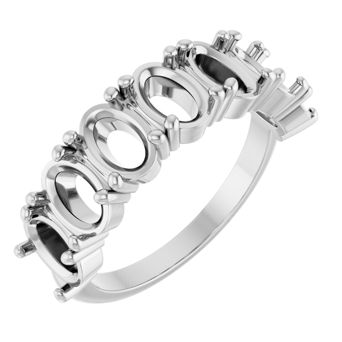 Seven-Stone Anniversary Band