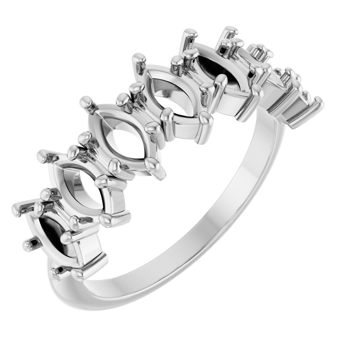 Seven-Stone Anniversary Band