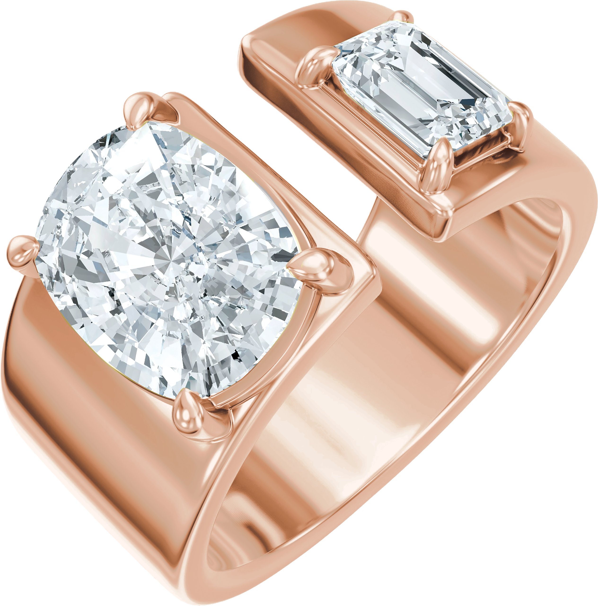 Two-Stone Engagement Ring or Band