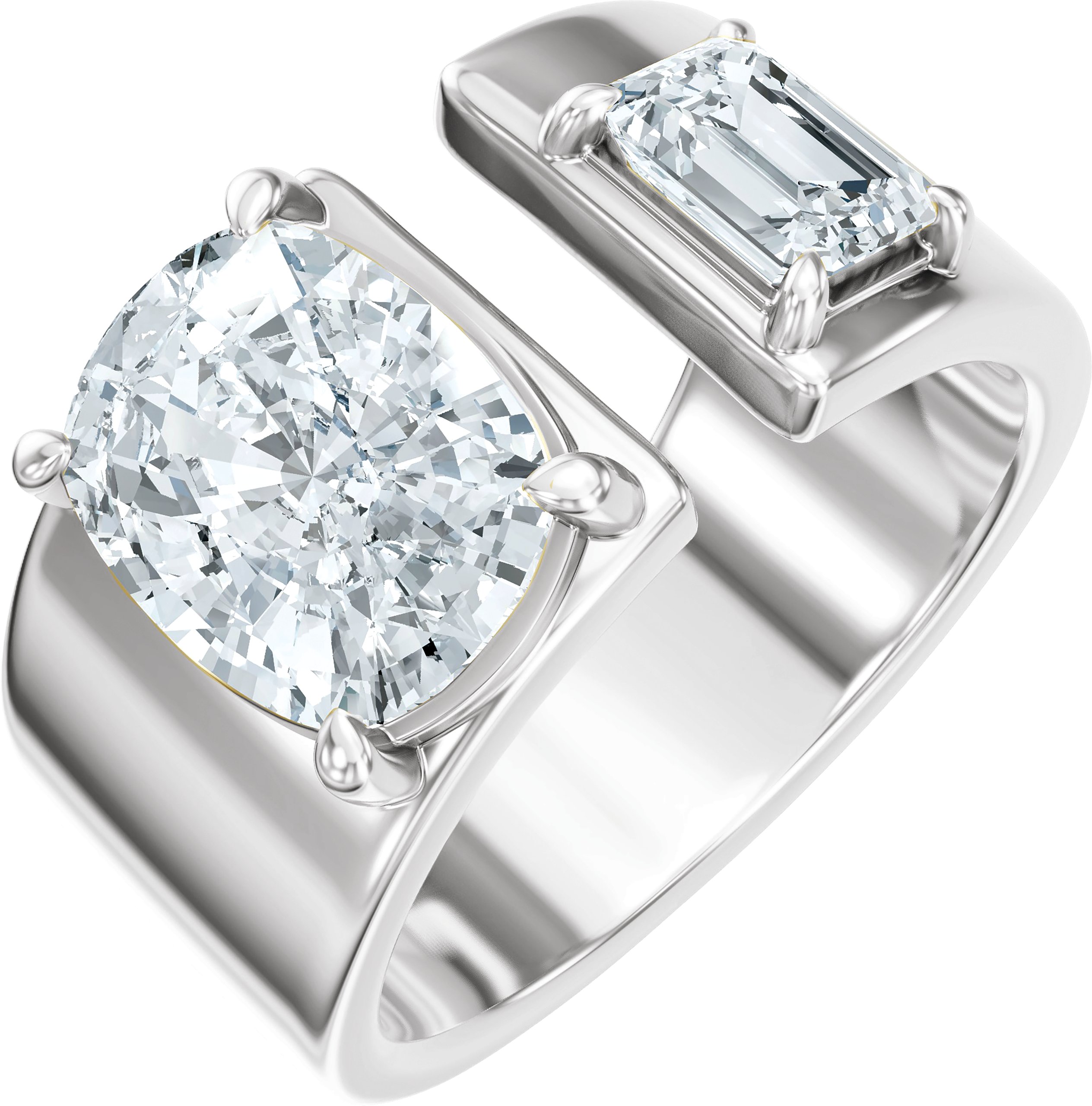 Two-Stone Engagement Ring or Band