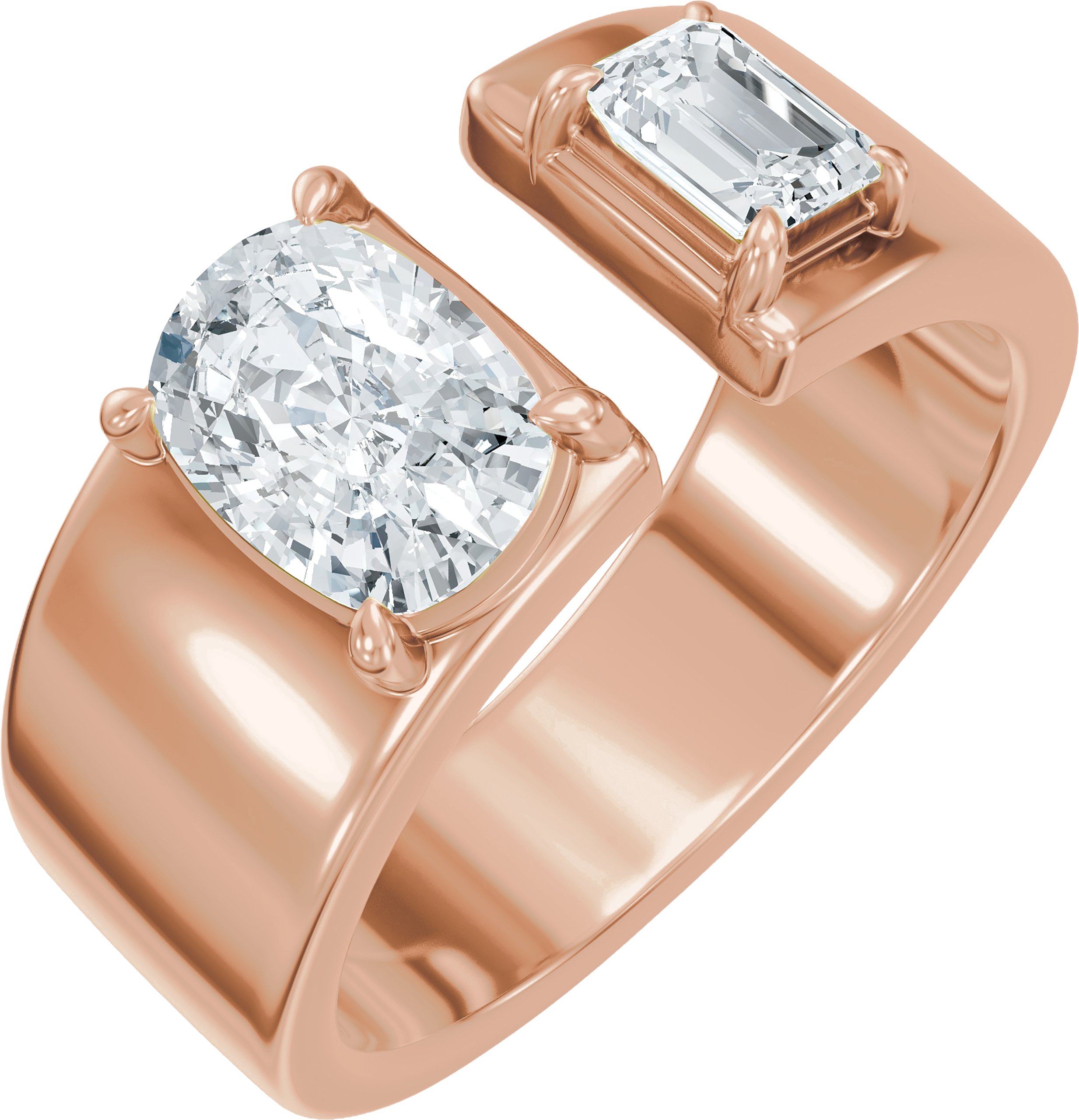Two-Stone Engagement Ring or Band