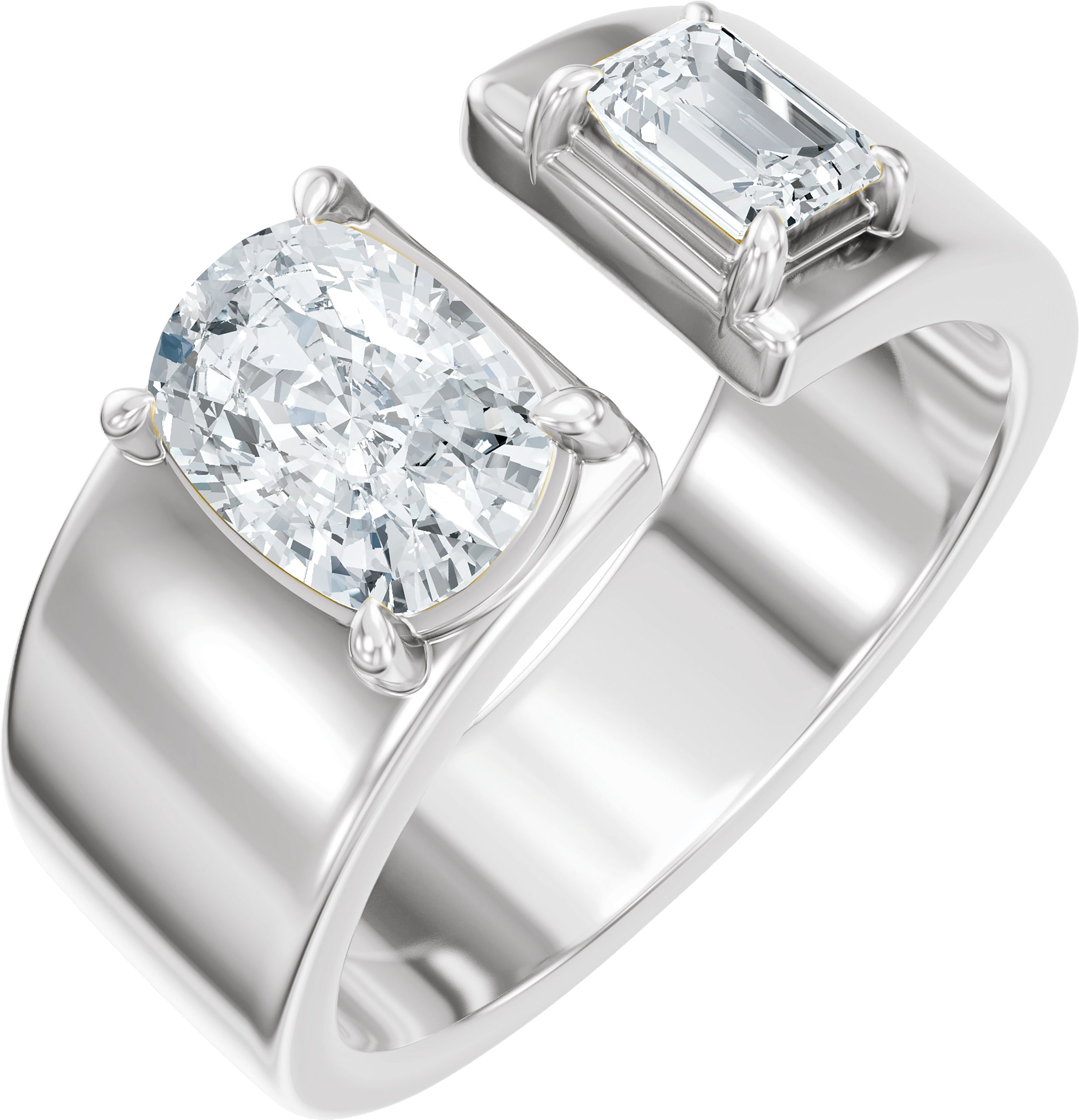 Two-Stone Engagement Ring or Band