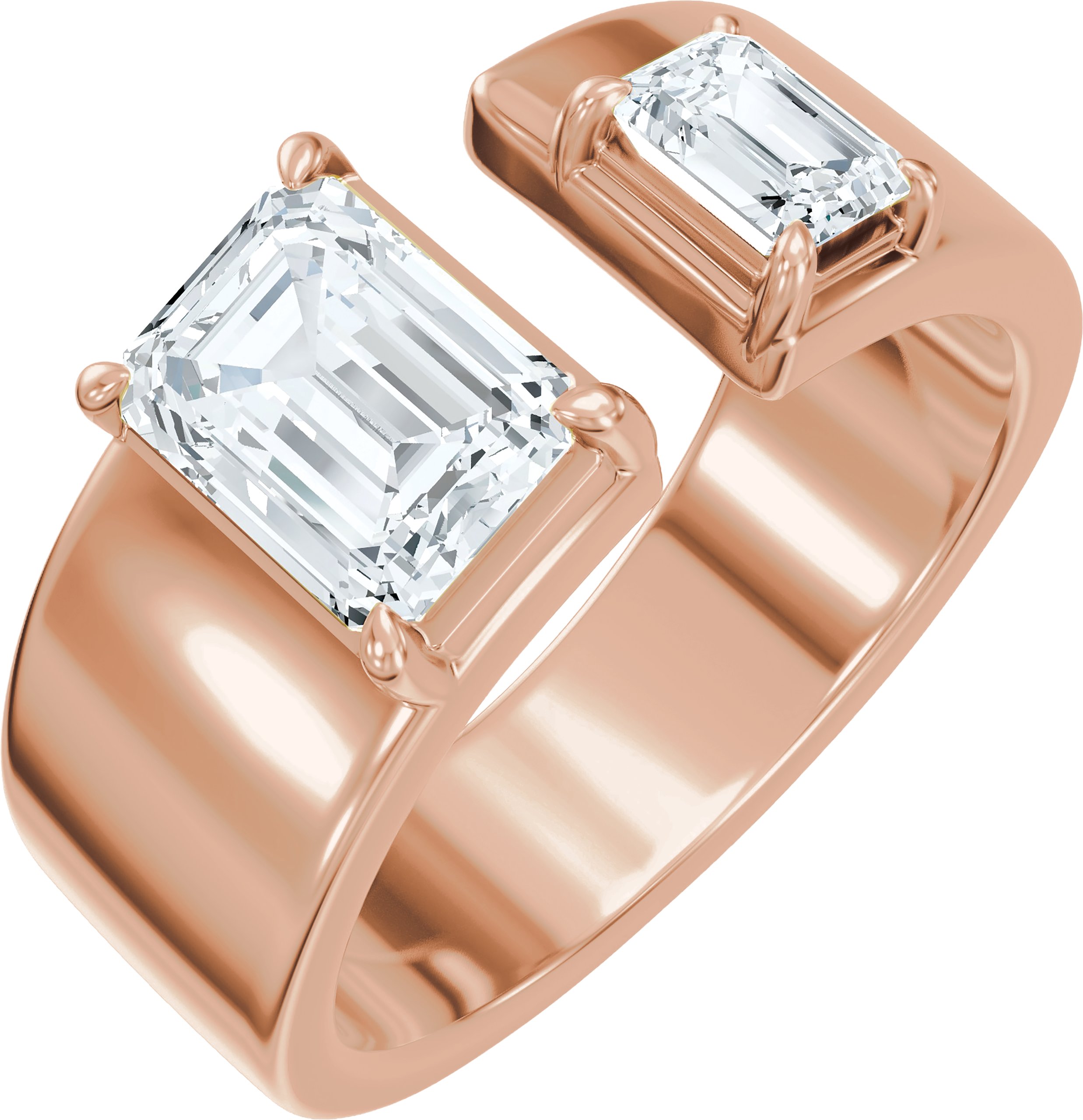 Two-Stone Engagement Ring or Band