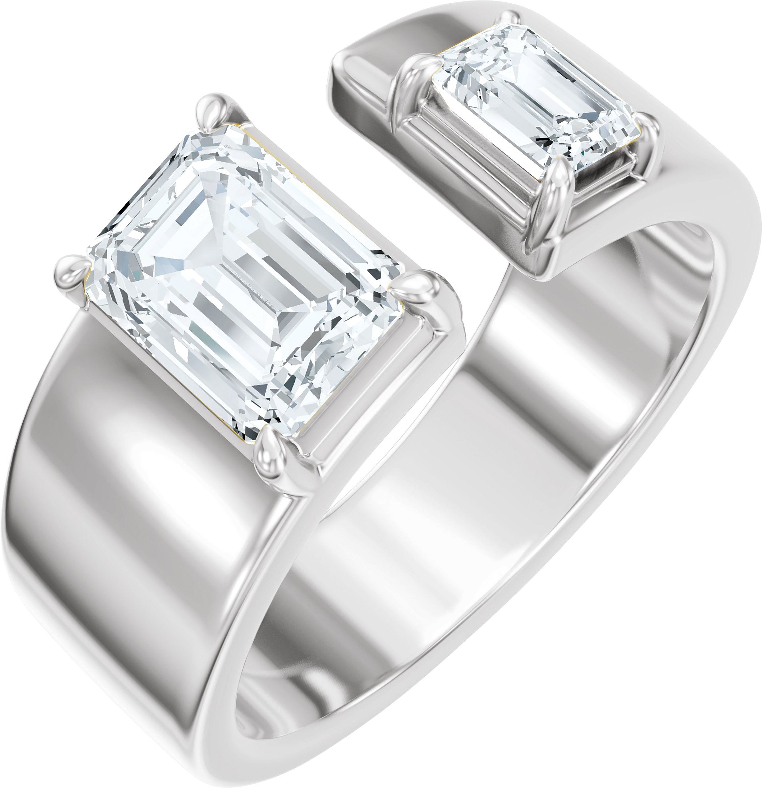 Two-Stone Engagement Ring or Band