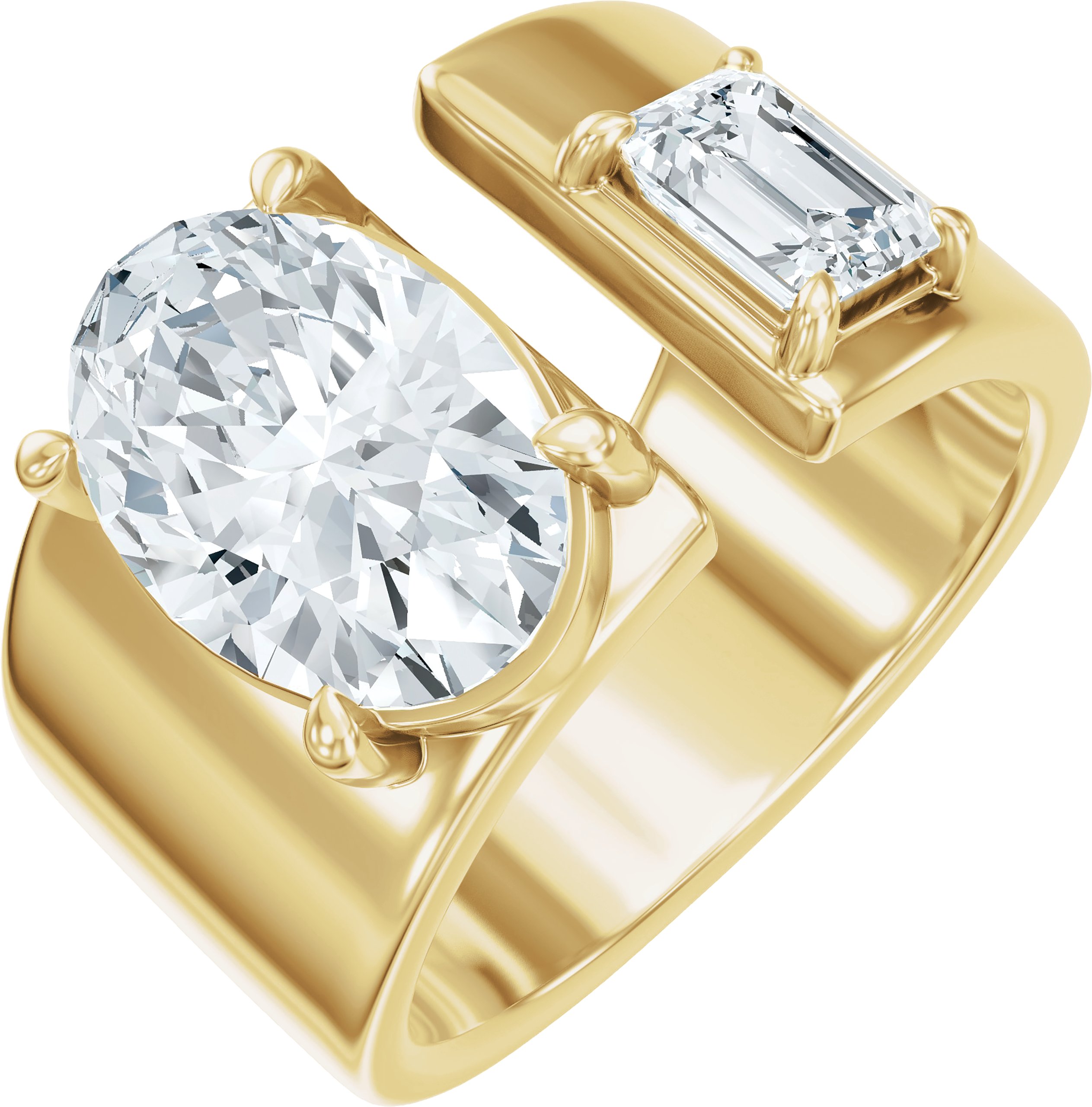 Two-Stone Engagement Ring or Band