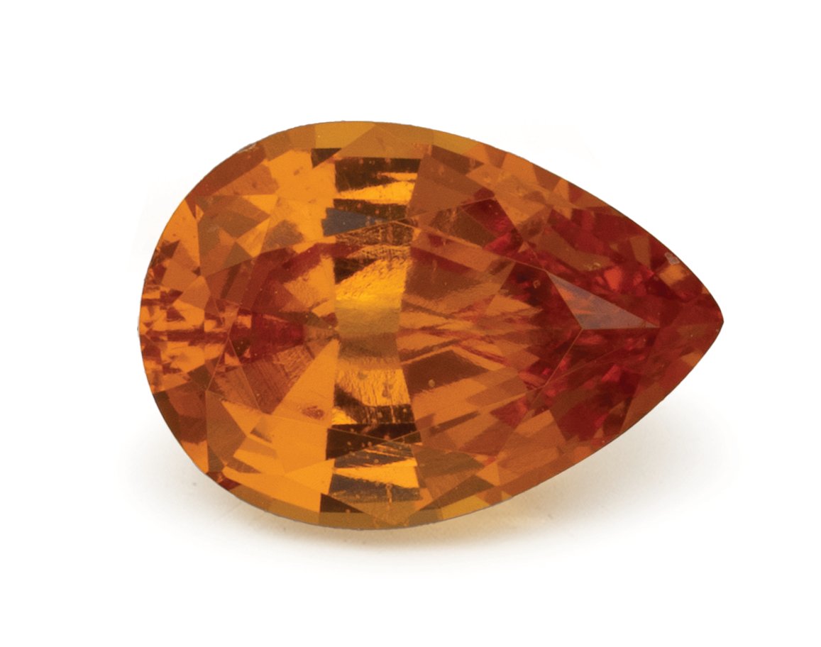PEAR 1.12ct Natural Spessartite Garnet 
