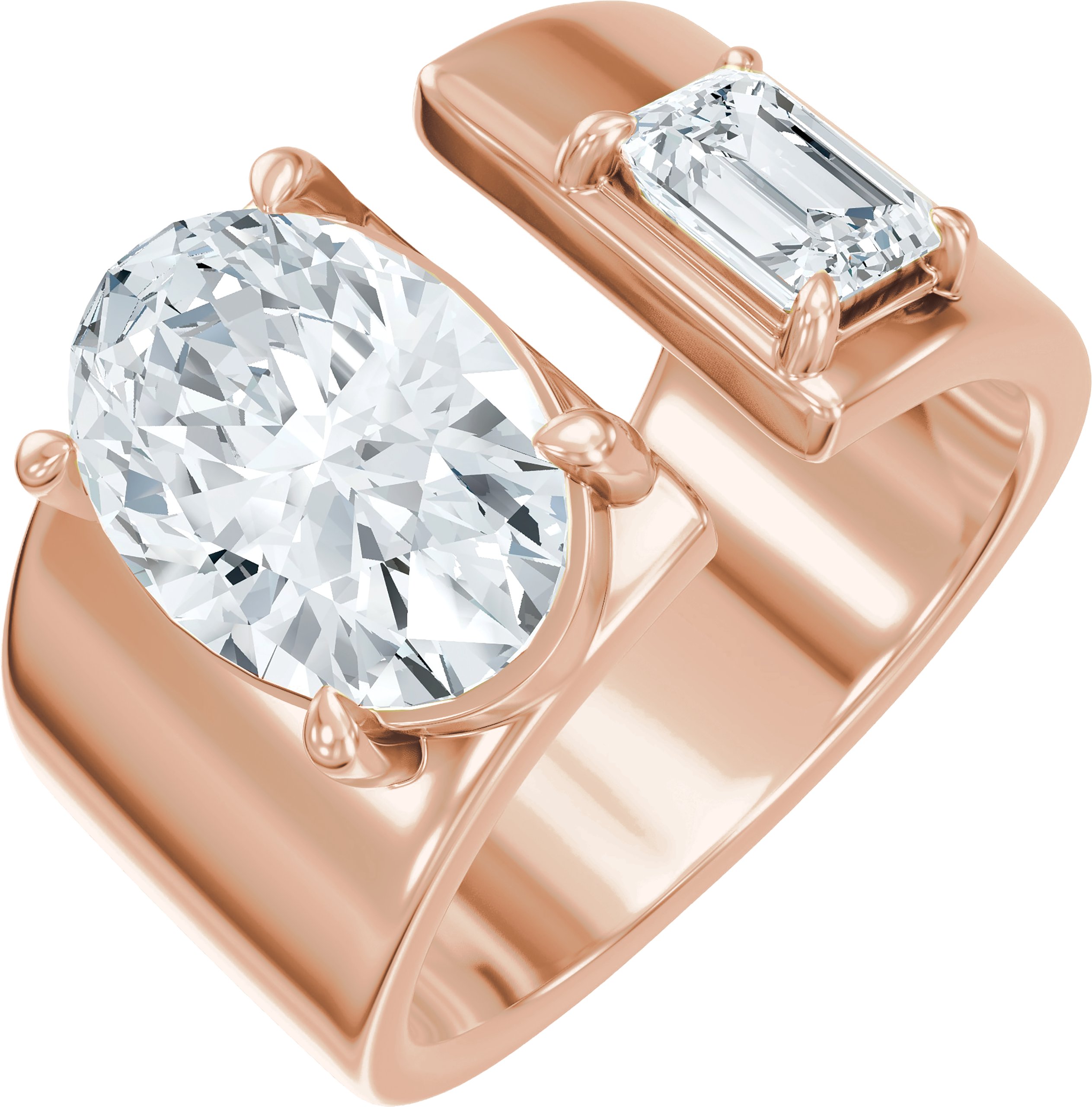 Two-Stone Engagement Ring or Band