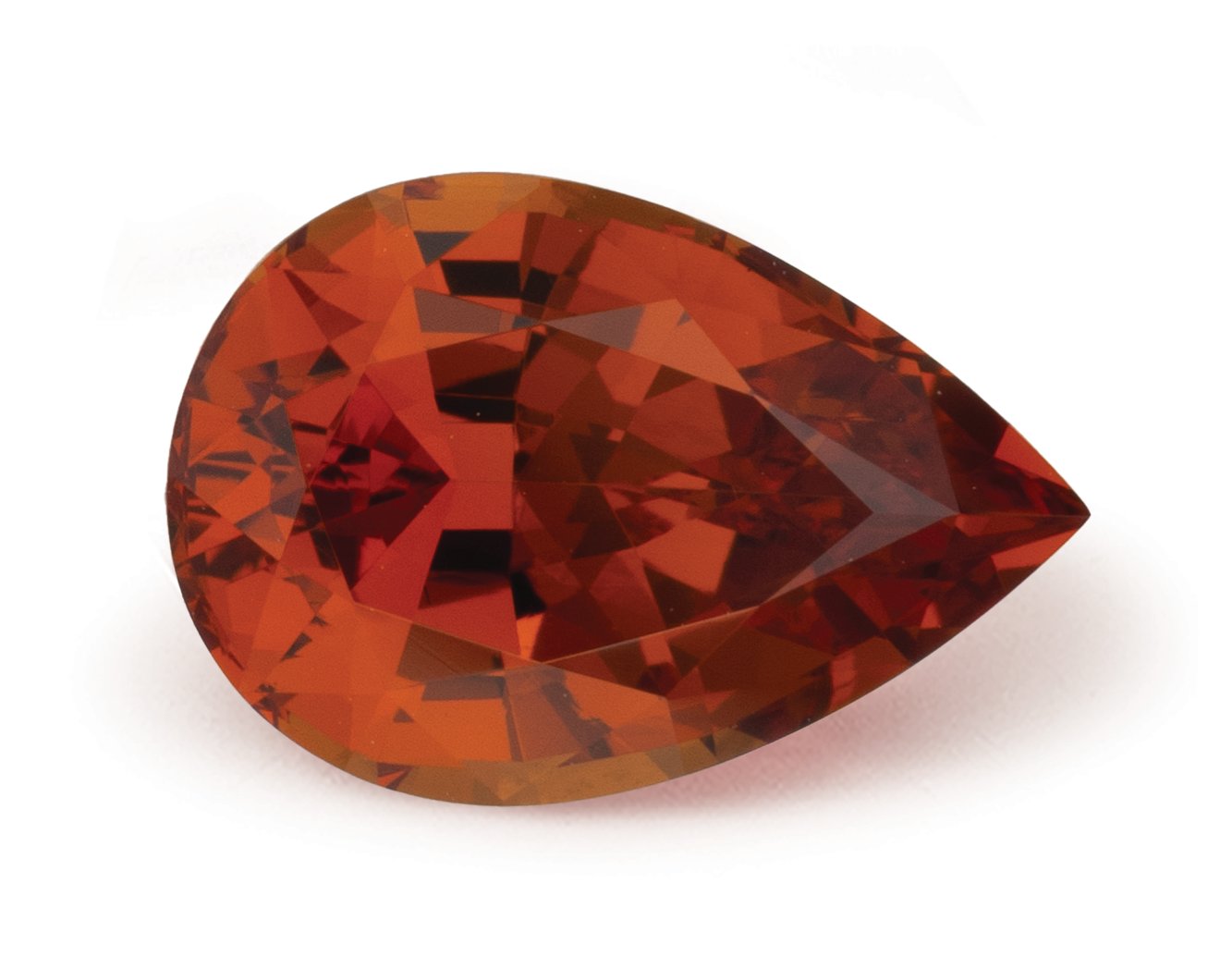 PEAR 2.32ct Natural Spessartite Garnet 