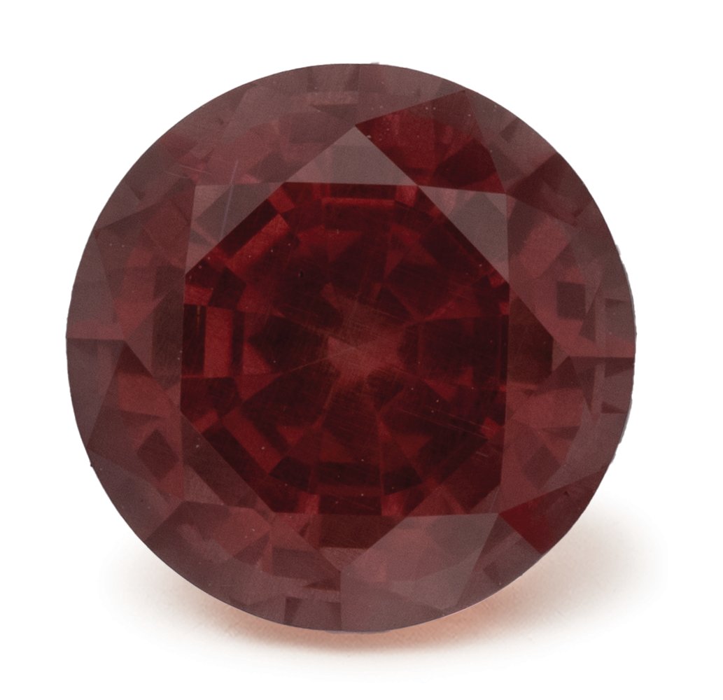 ROUND 2.80ct Natural Garnet 