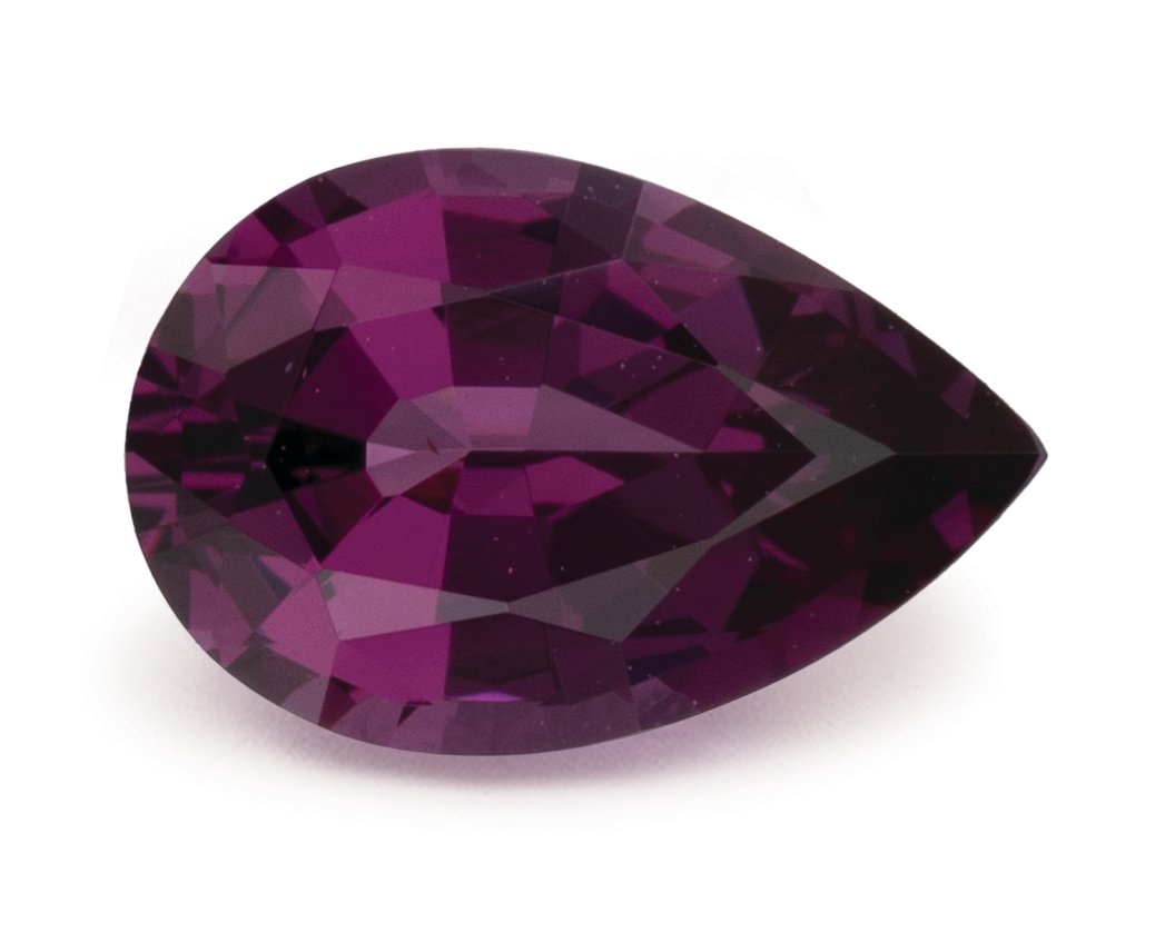 PEAR 1.11ct Natural Garnet 