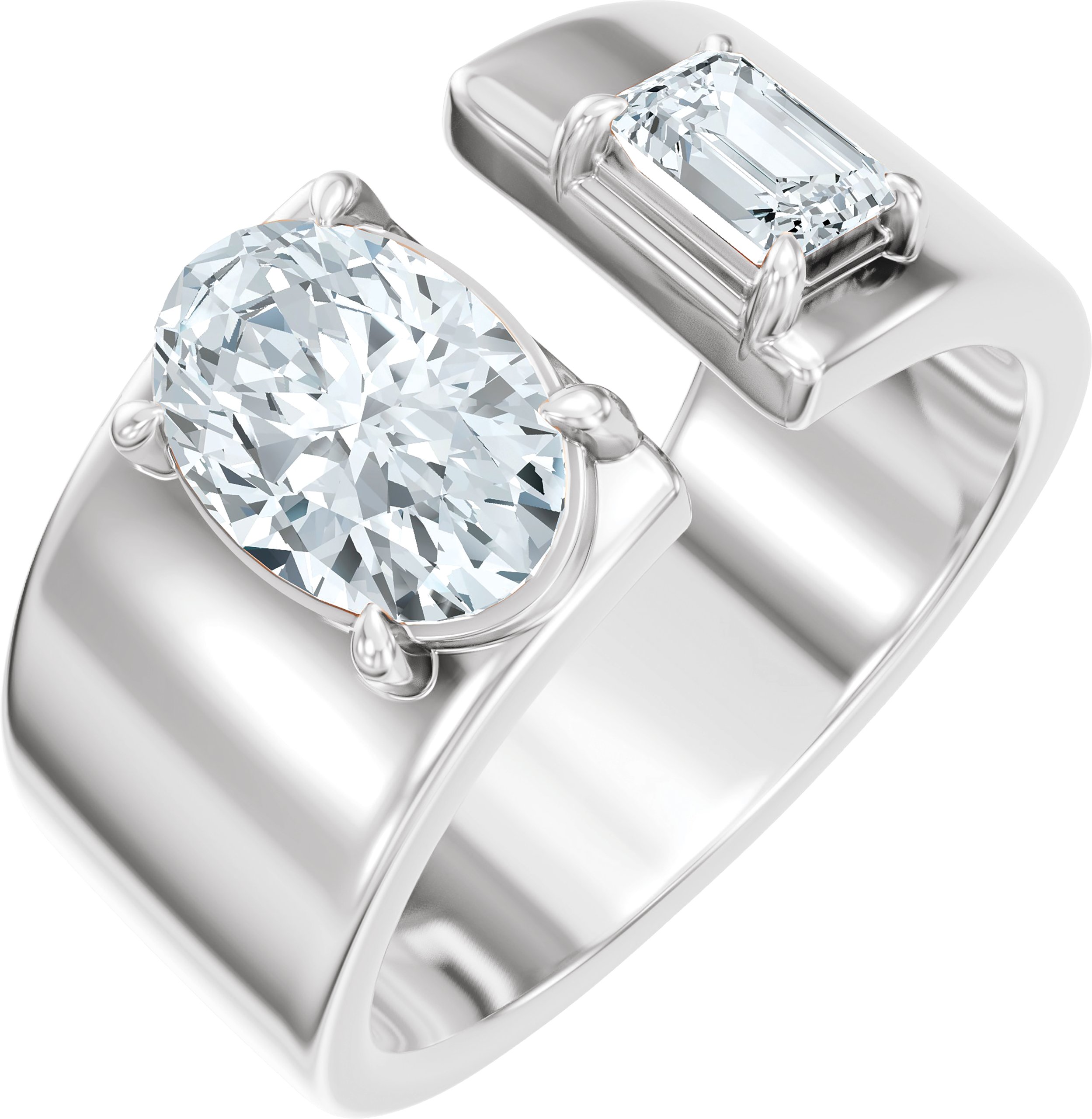 Two-Stone Engagement Ring or Band