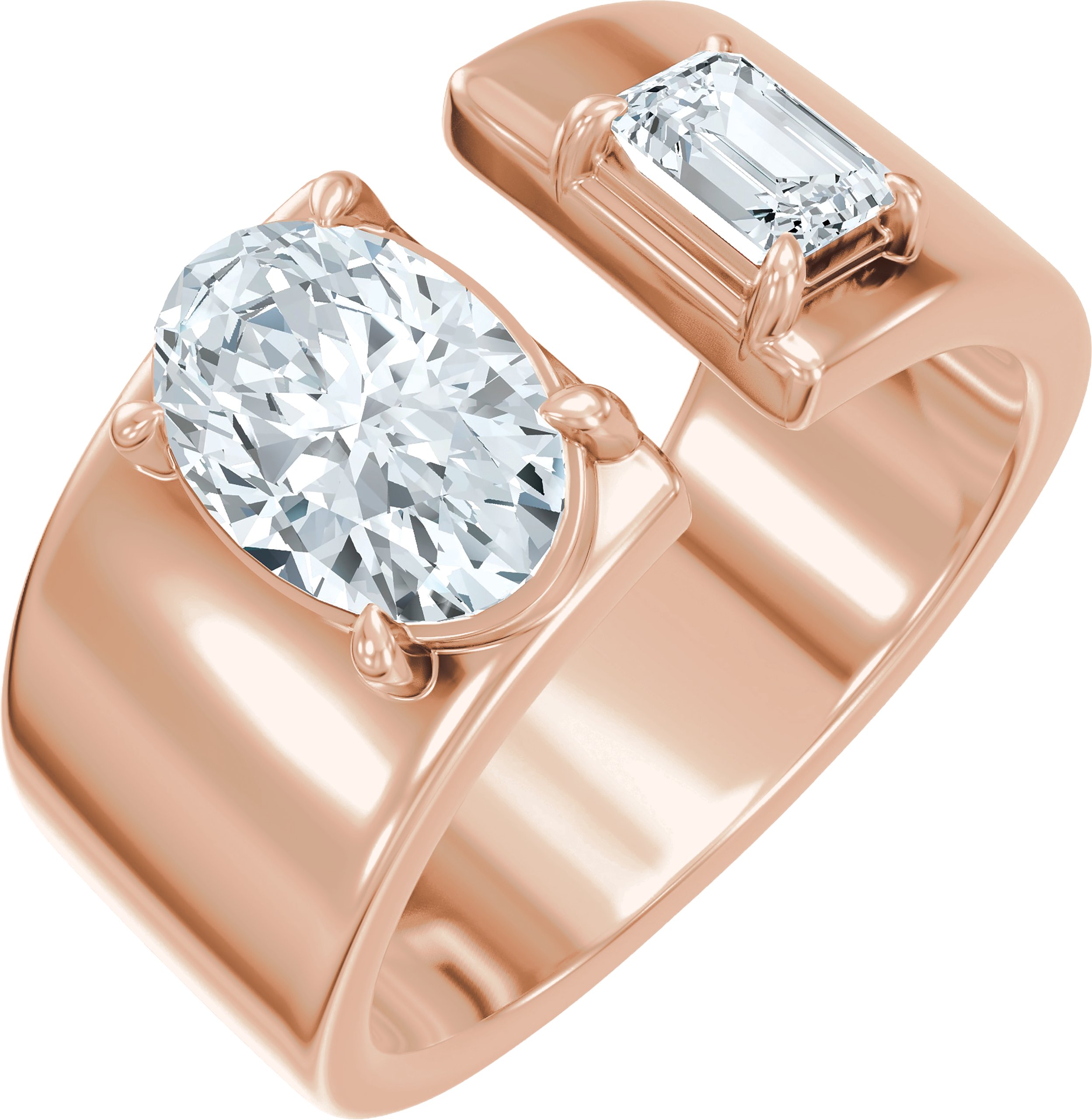Two-Stone Engagement Ring or Band