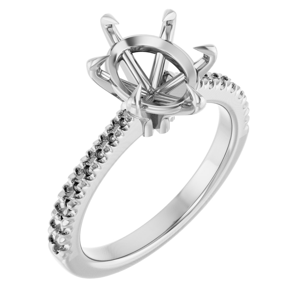 Claw-Prong Engagement Ring