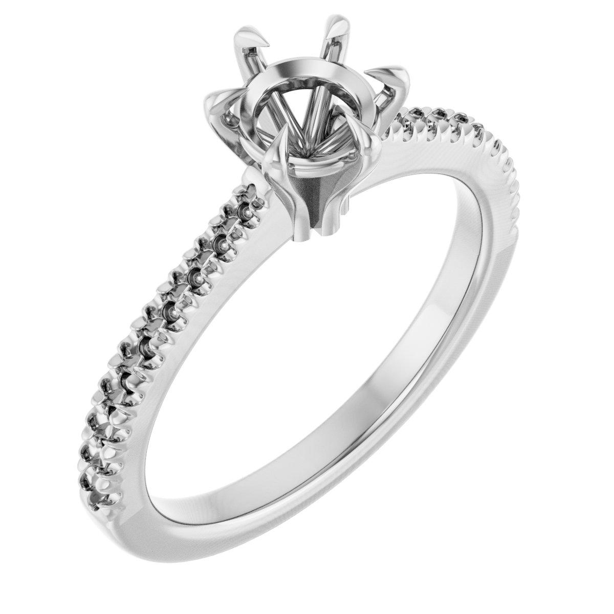 Claw-Prong Engagement Ring