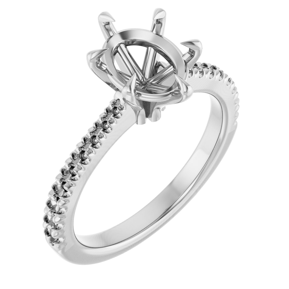 Claw-Prong Engagement Ring
