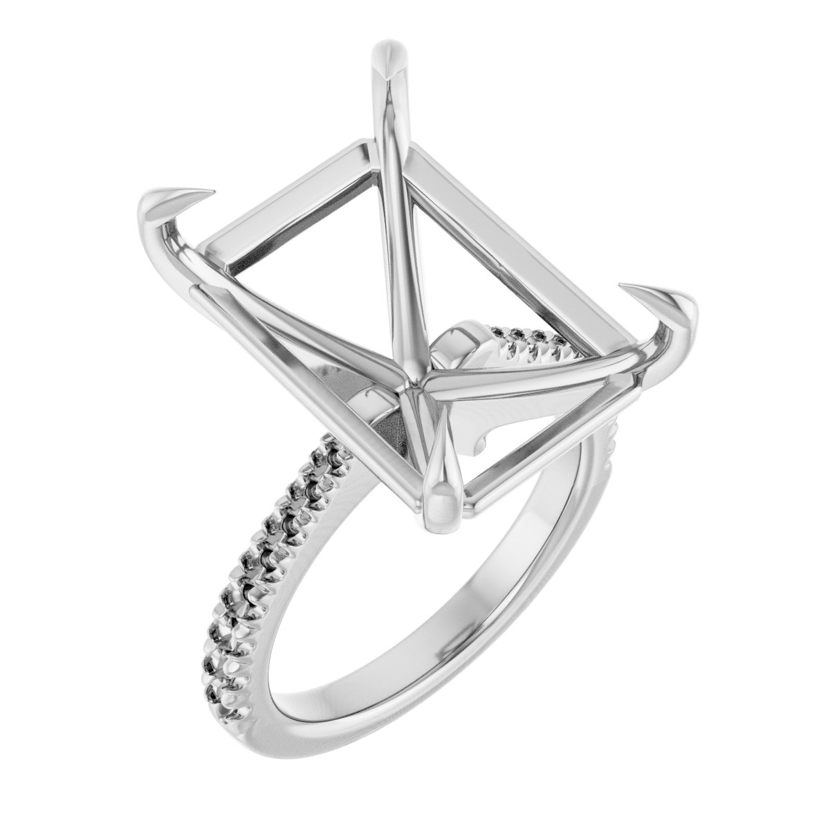 Claw-Prong Engagement Ring
