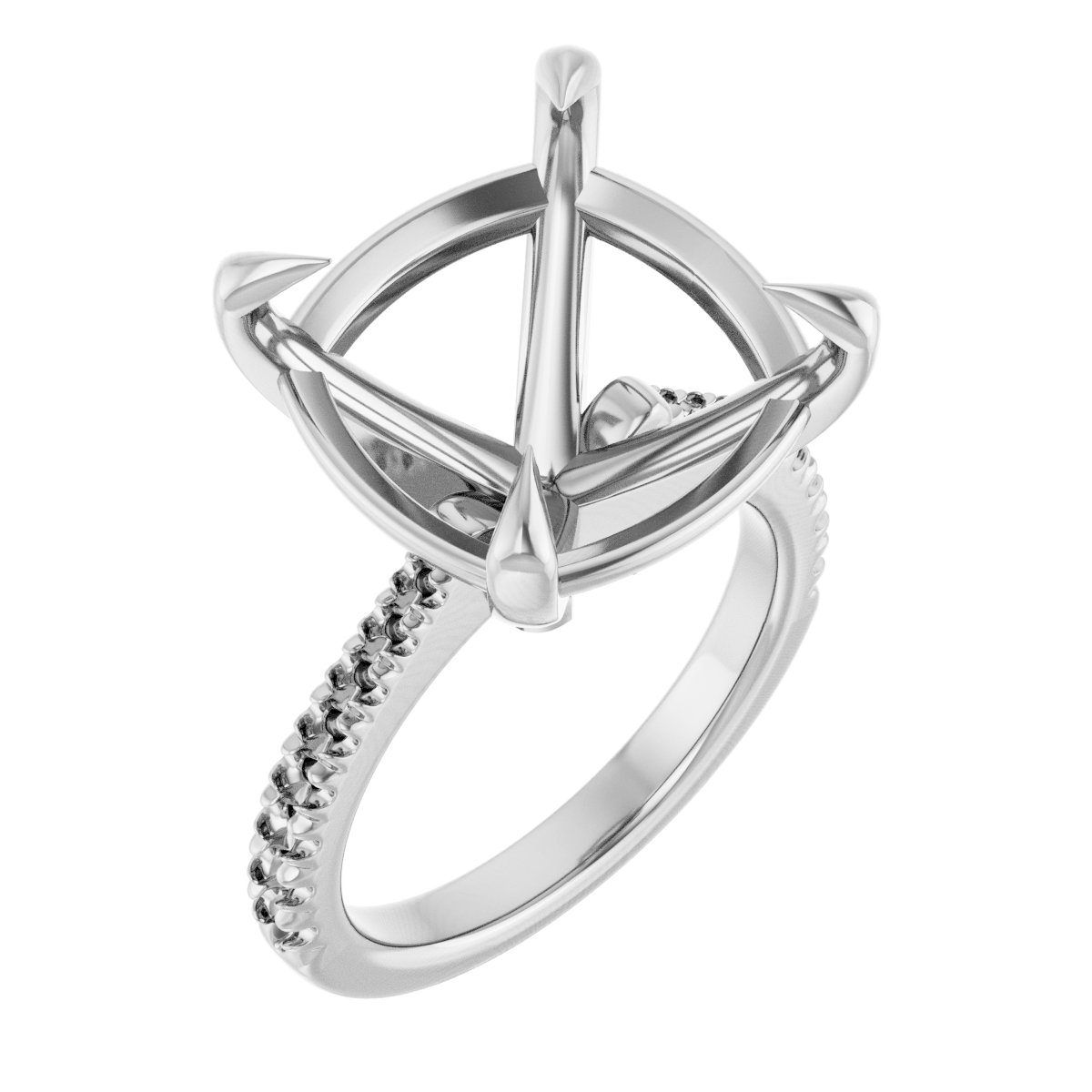 Claw-Prong Engagement Ring