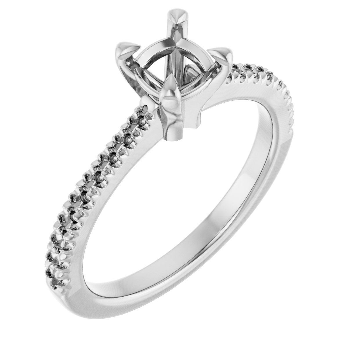 Claw-Prong Engagement Ring