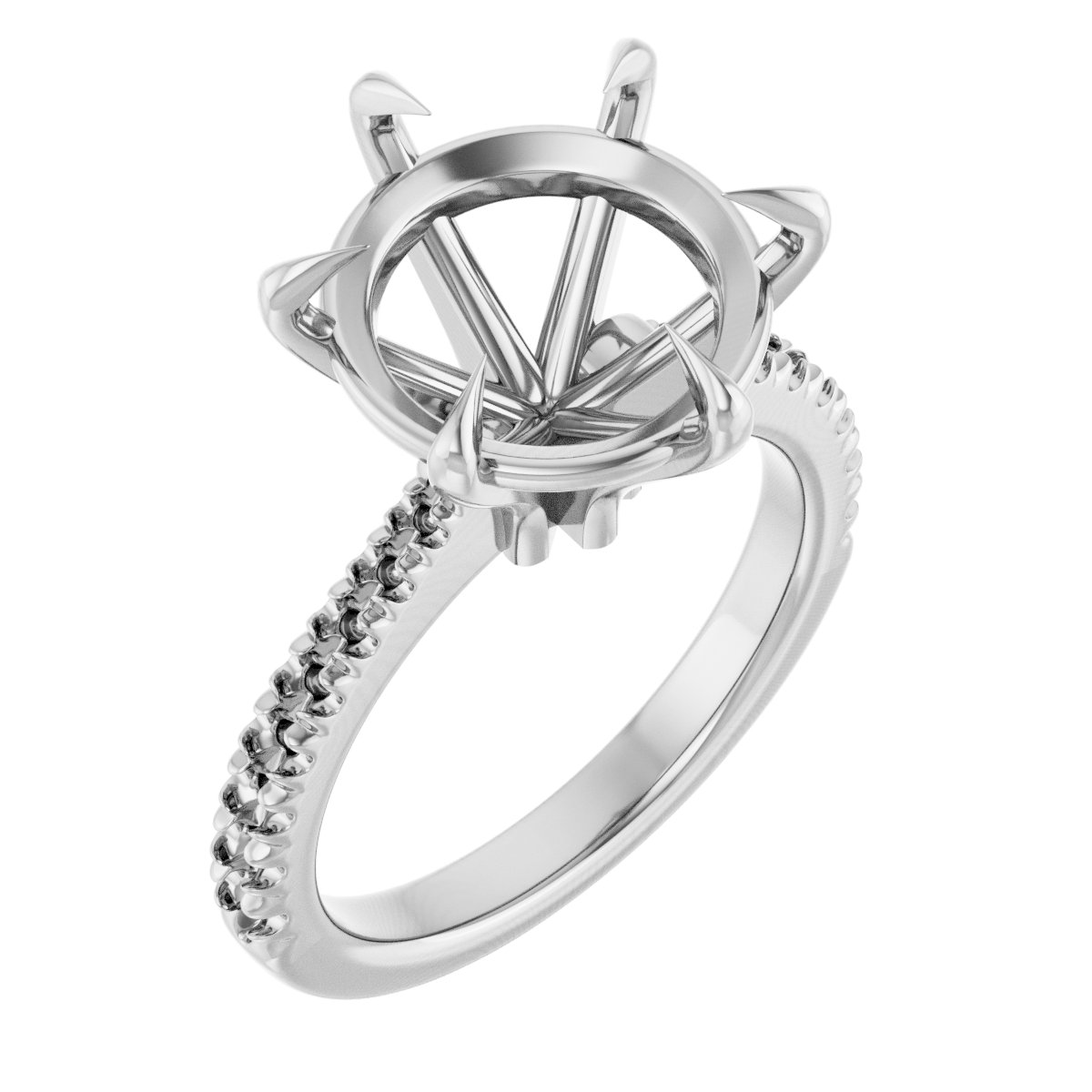 Claw-Prong Engagement Ring