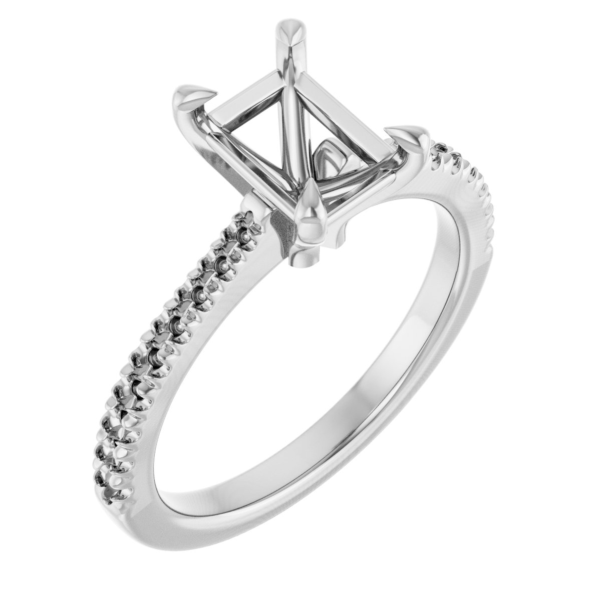 Claw-Prong Engagement Ring