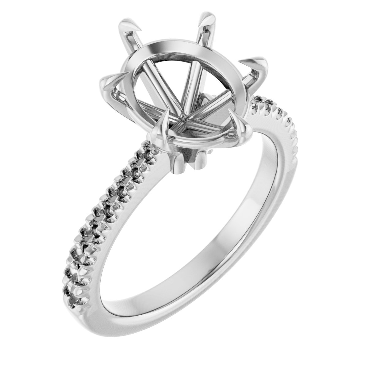 Claw-Prong Engagement Ring
