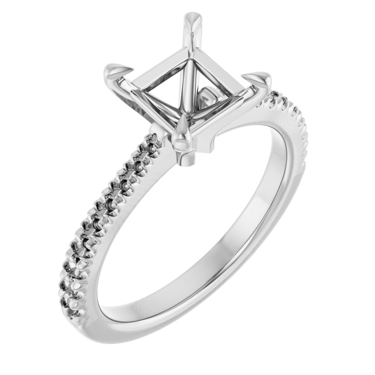 Claw-Prong Engagement Ring