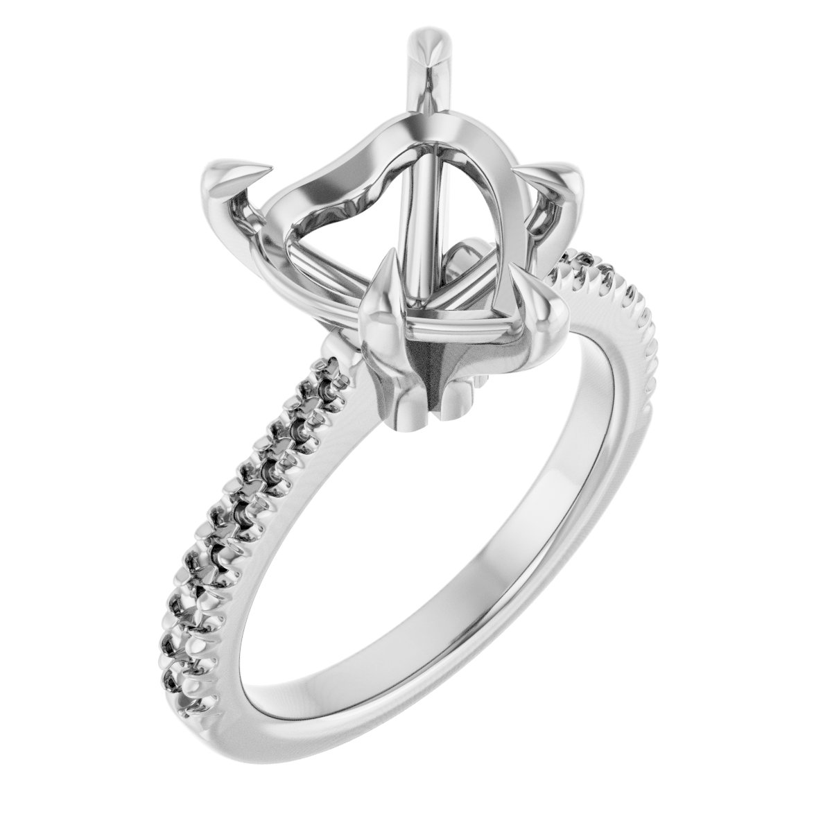 Claw-Prong Engagement Ring