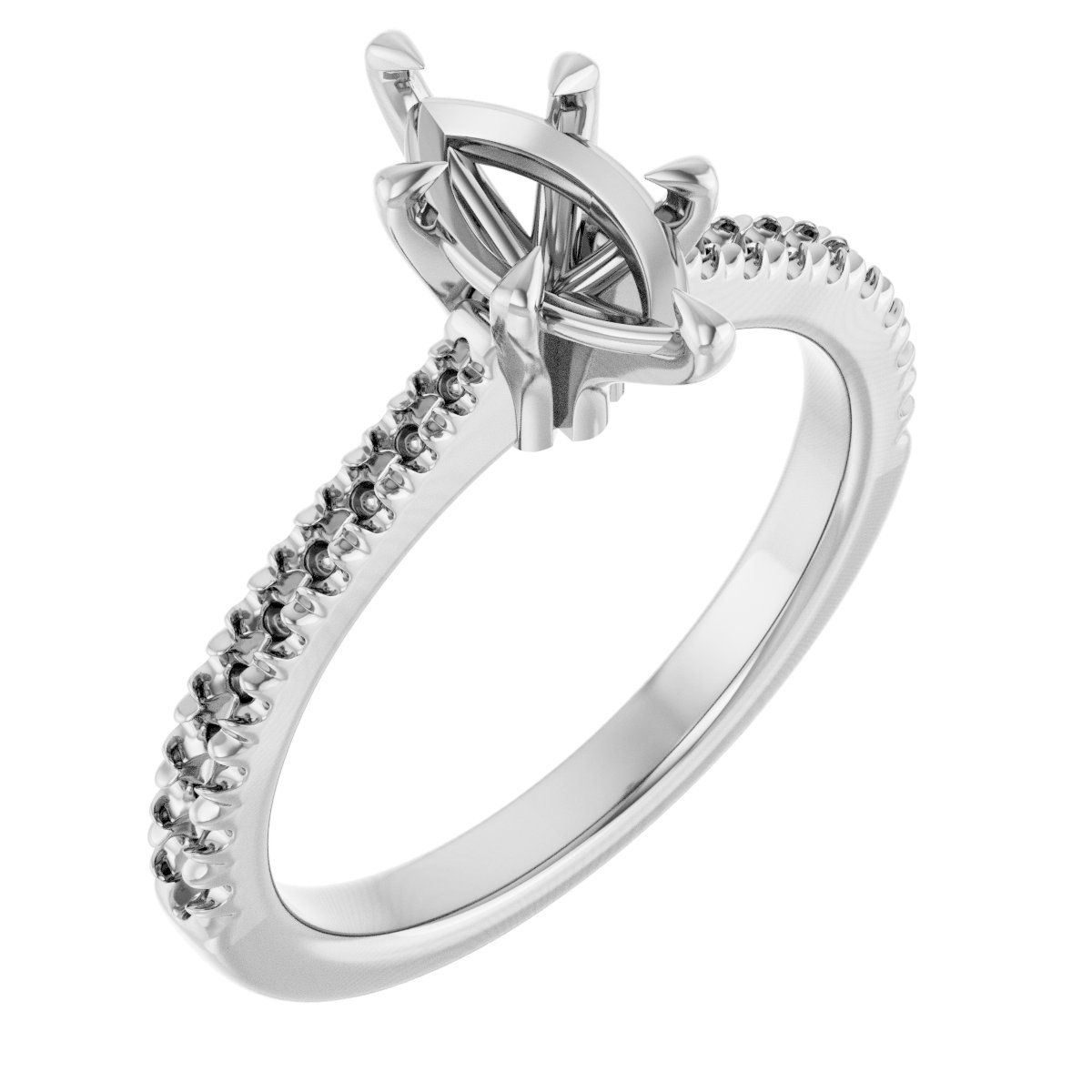Claw-Prong Engagement Ring