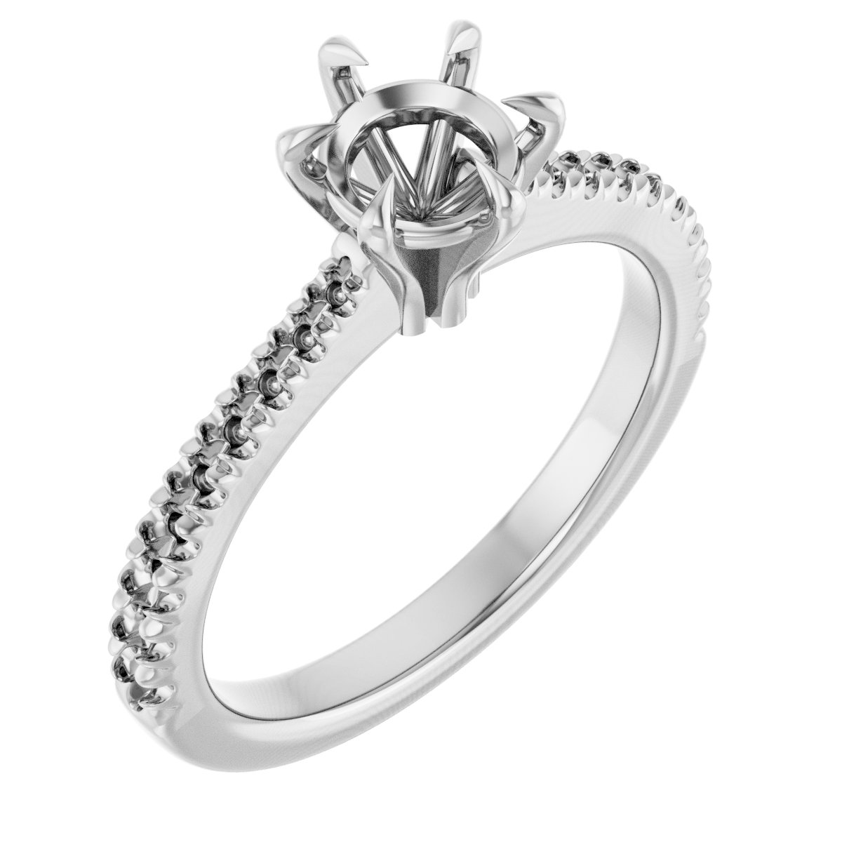 Claw-Prong Engagement Ring
