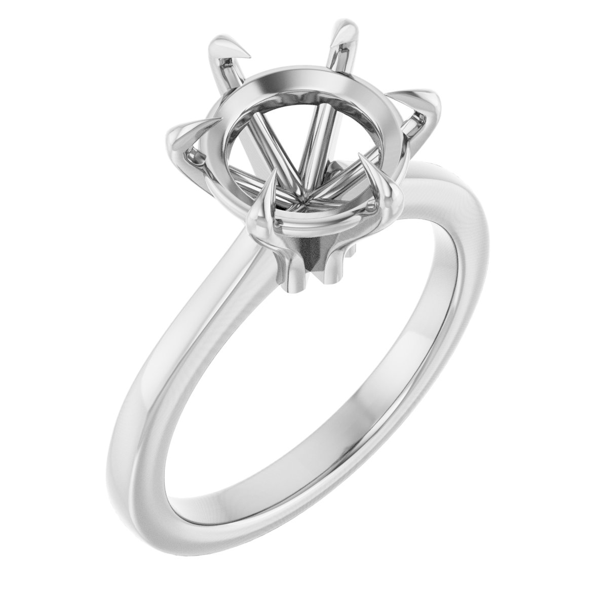 Claw-Prong Engagement Ring