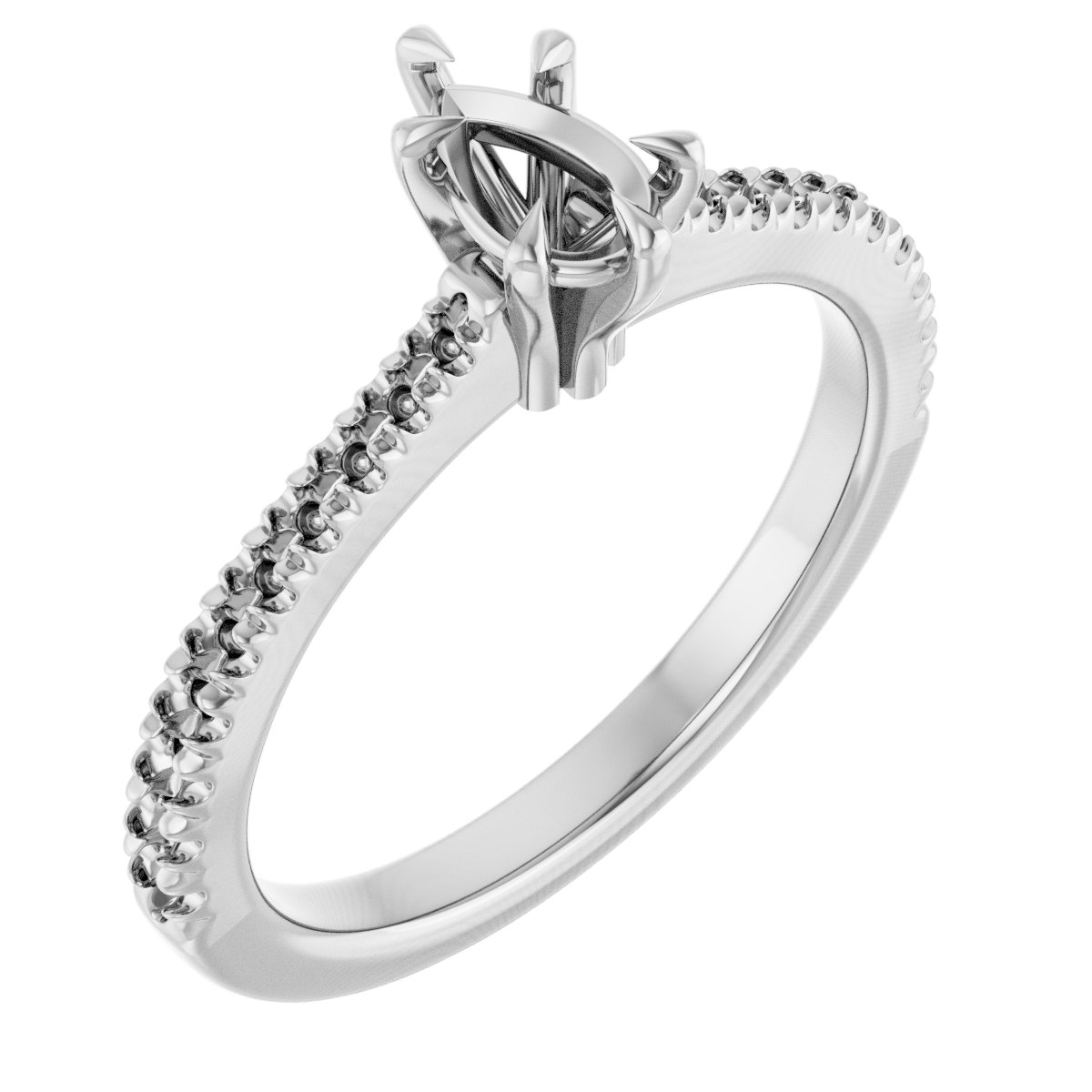 Claw-Prong Engagement Ring