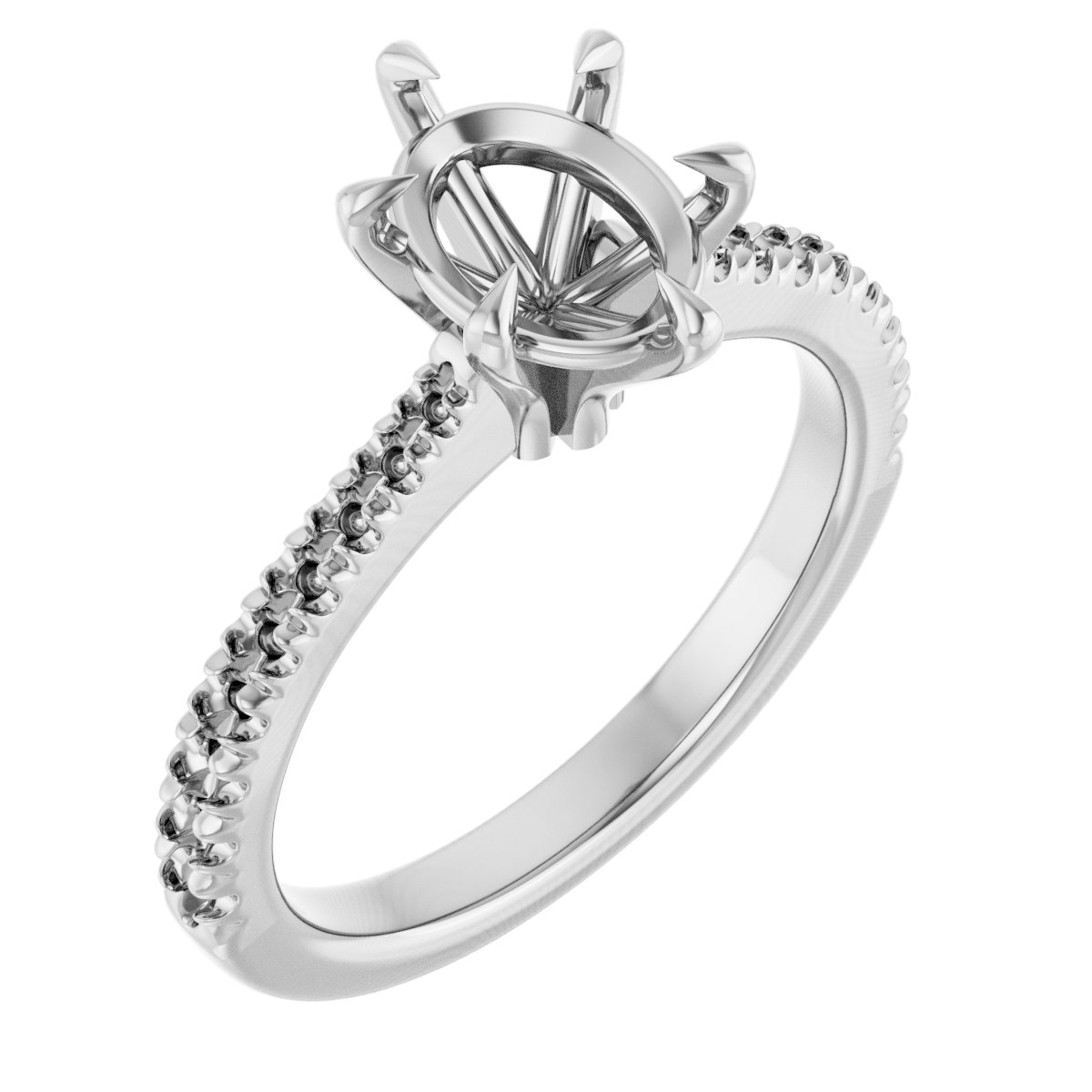 Claw-Prong Engagement Ring
