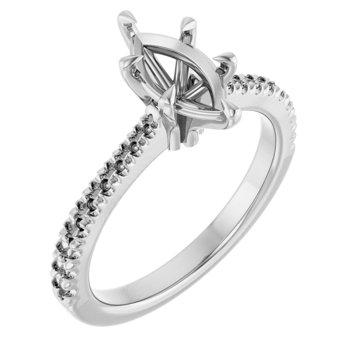 Claw-Prong Engagement Ring