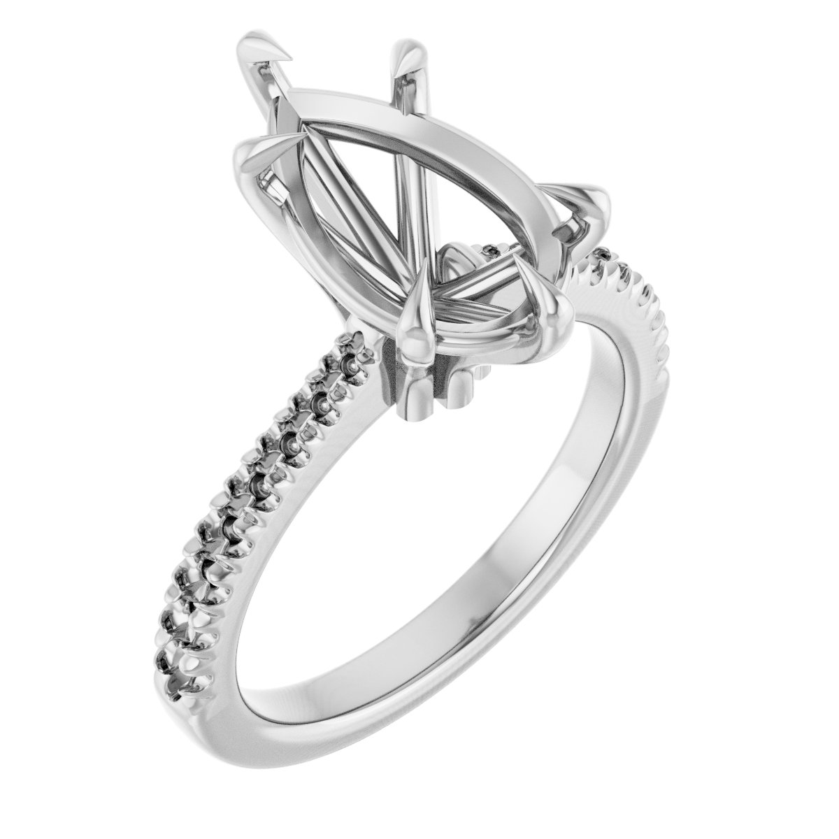 Claw-Prong Engagement Ring
