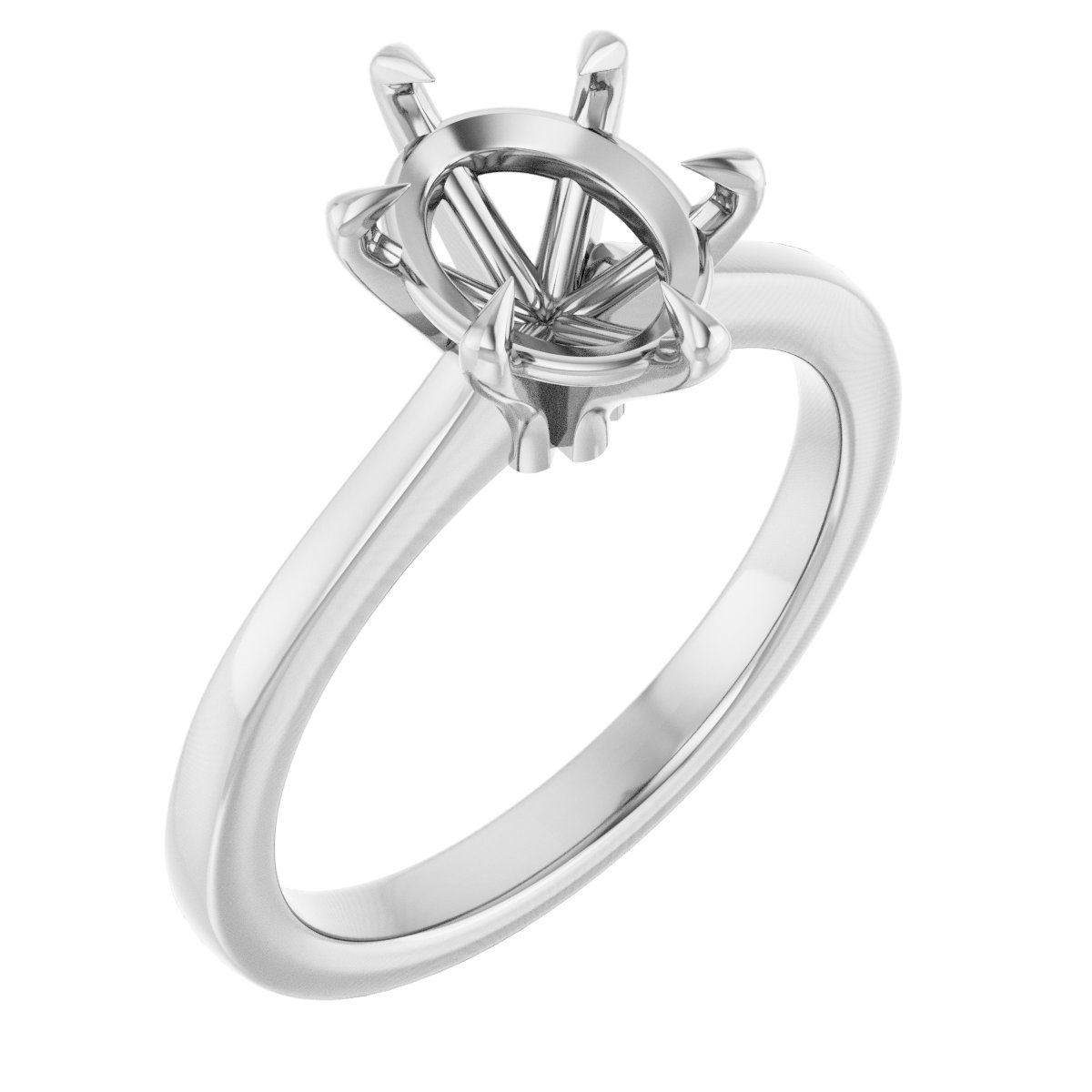 Claw-Prong Engagement Ring