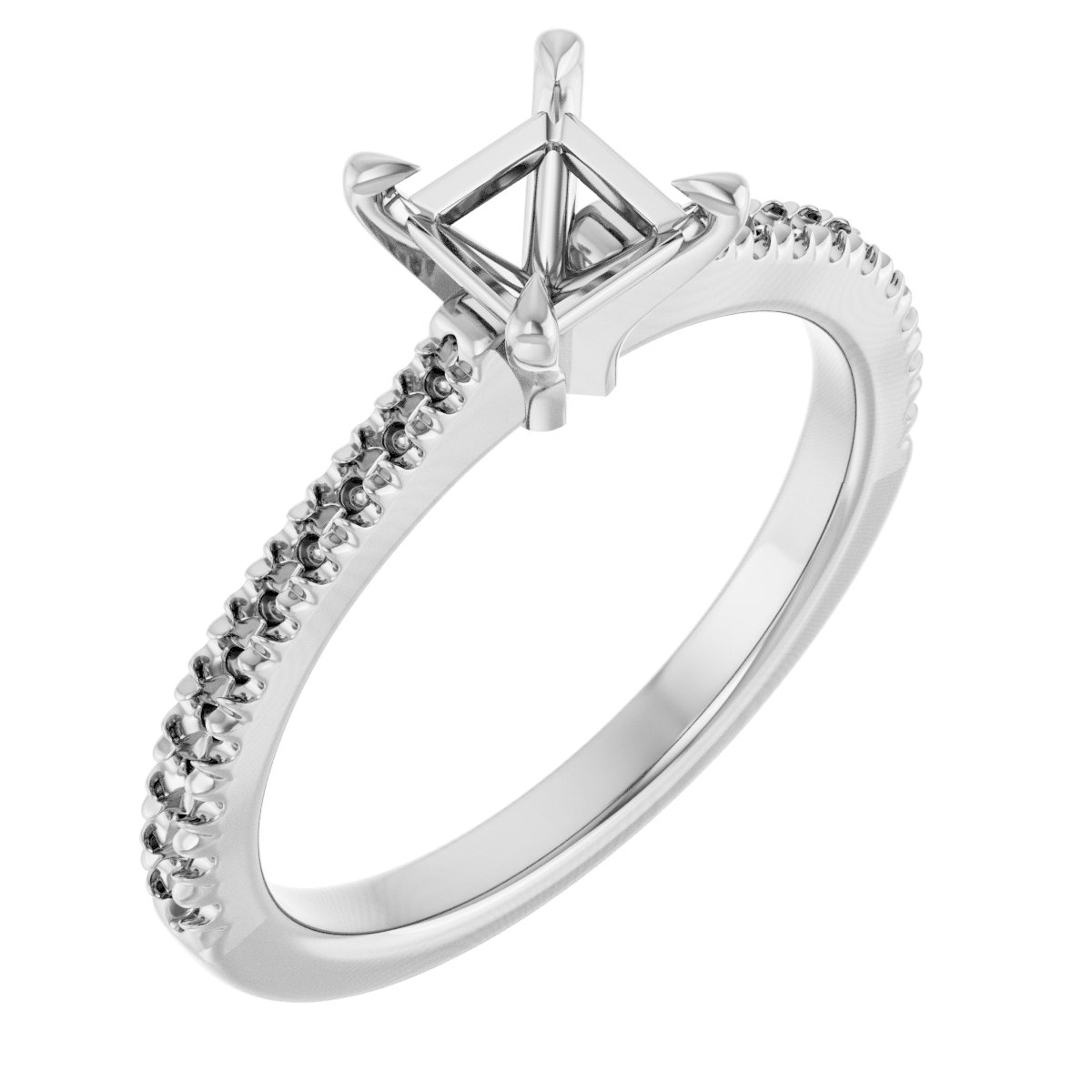 Claw-Prong Engagement Ring