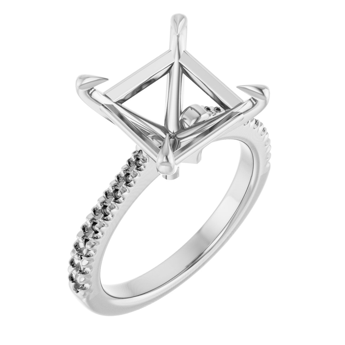 Claw-Prong Engagement Ring