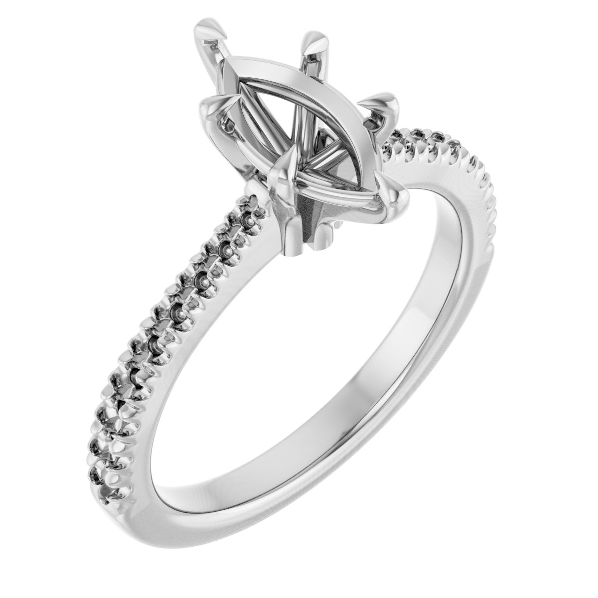Claw-Prong Engagement Ring
