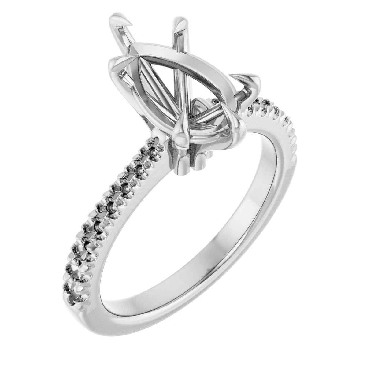 Claw-Prong Engagement Ring