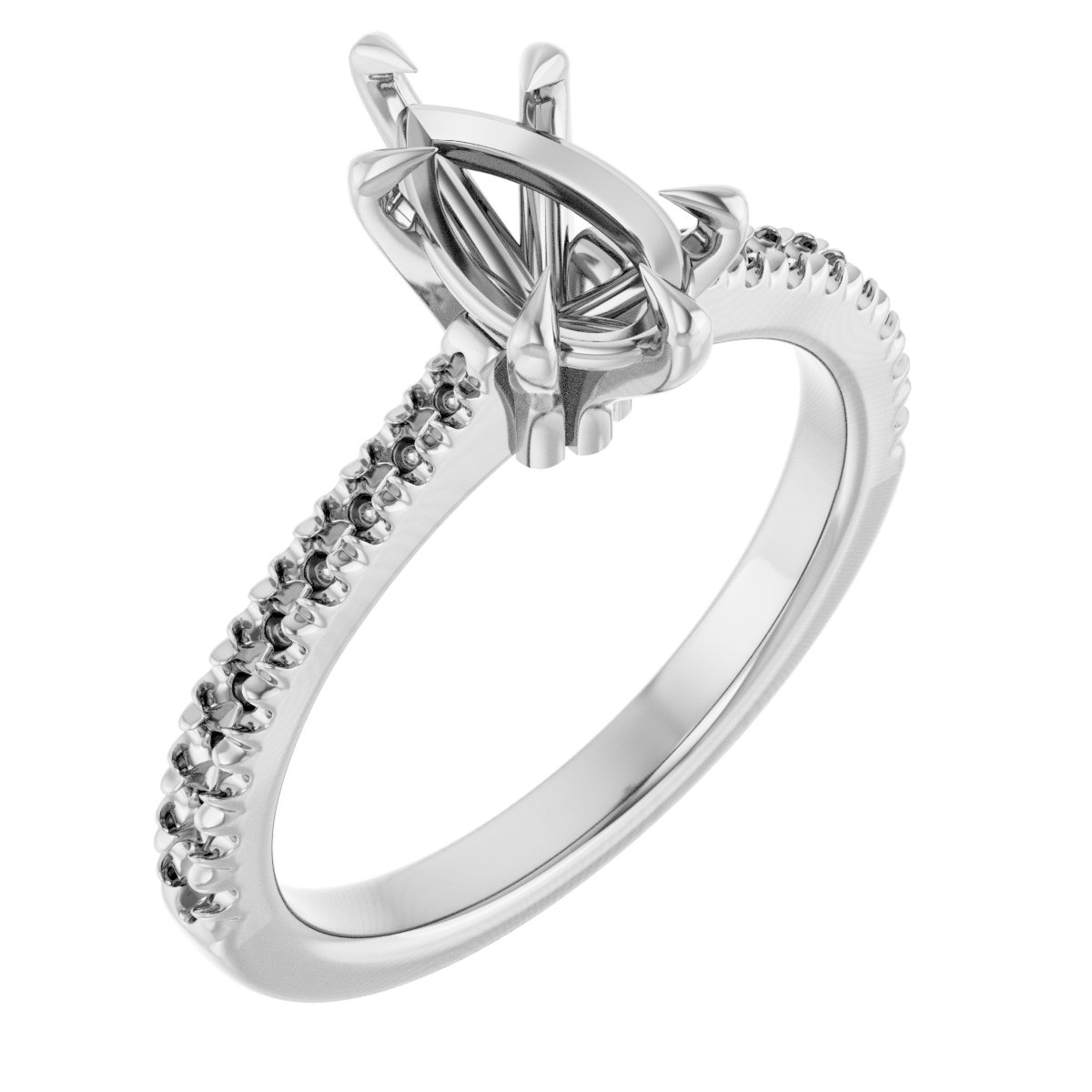 Claw-Prong Engagement Ring