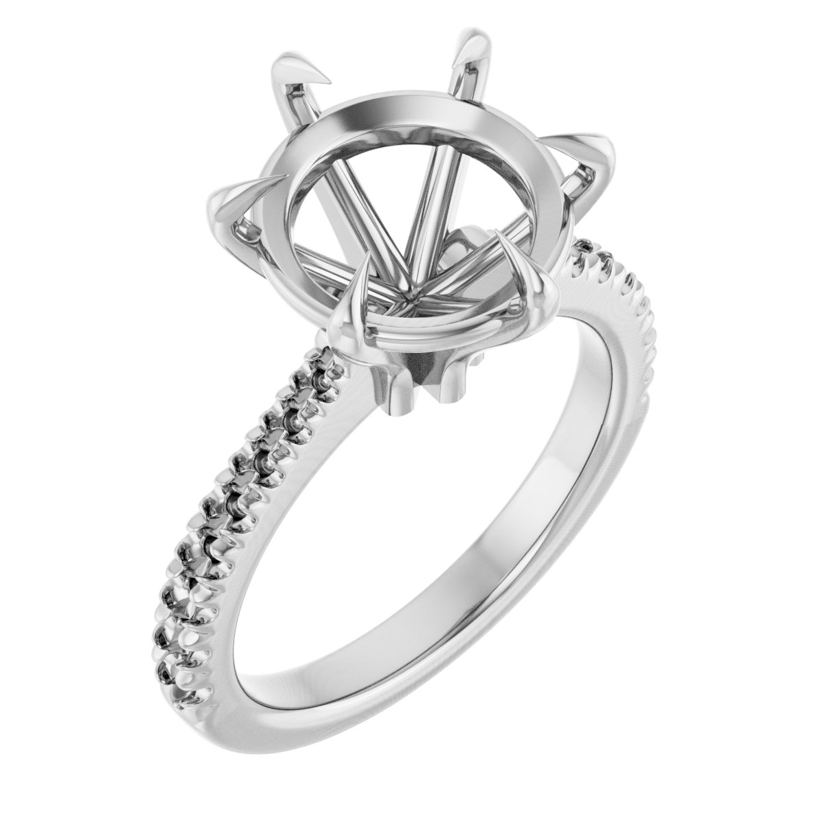 Claw-Prong Engagement Ring