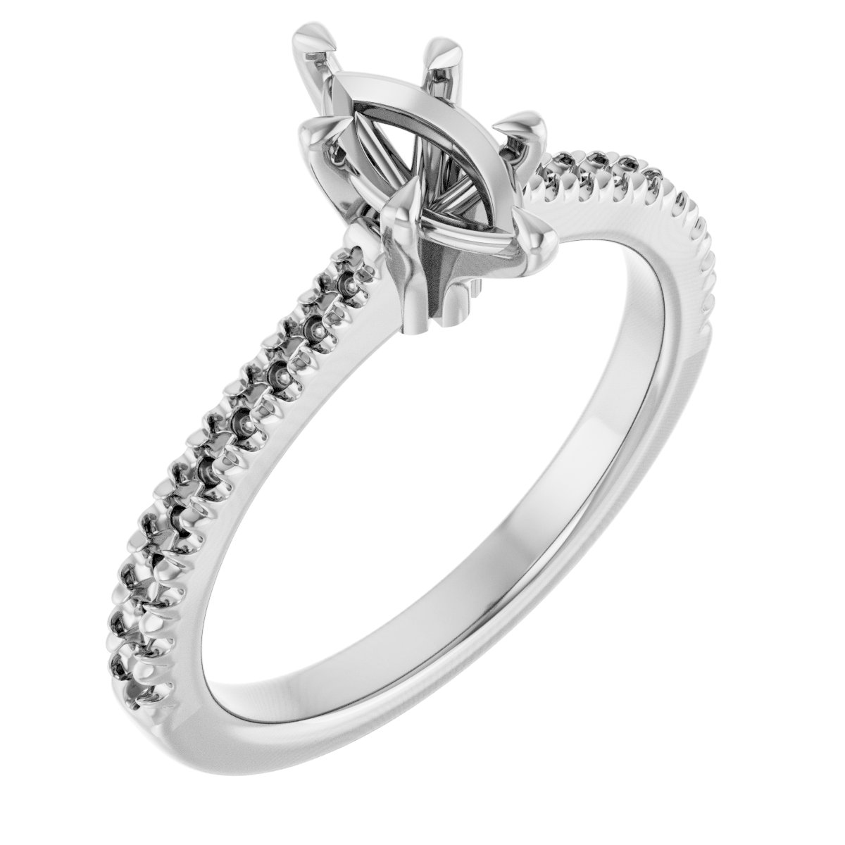 Claw-Prong Engagement Ring