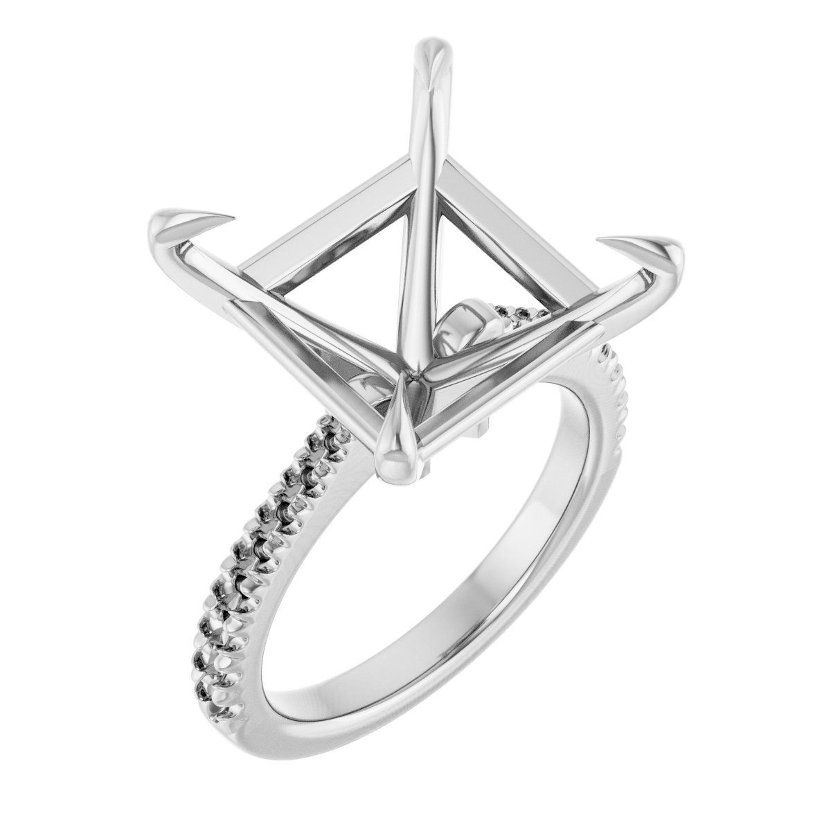 Claw-Prong Engagement Ring