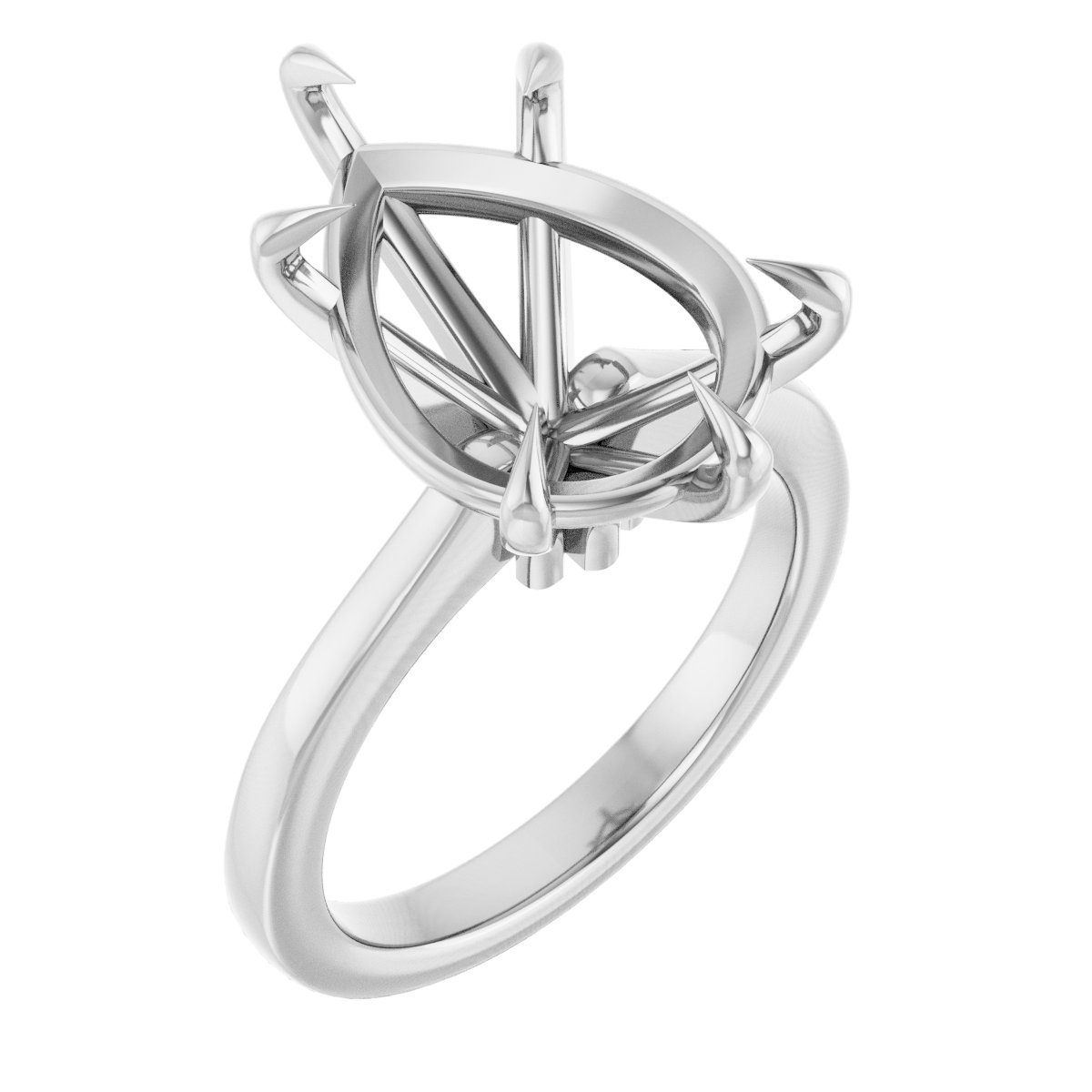 Claw-Prong Engagement Ring