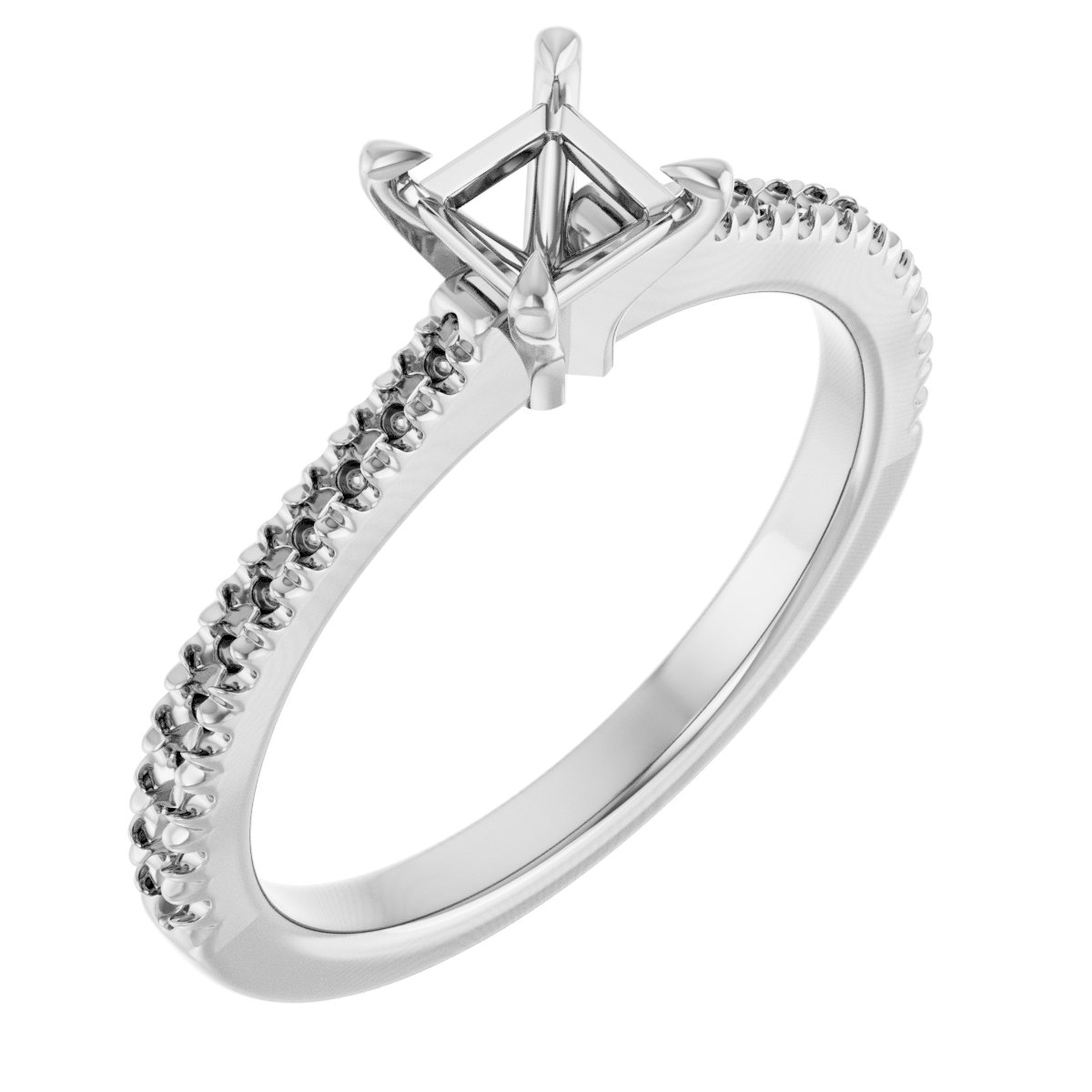 Claw-Prong Engagement Ring