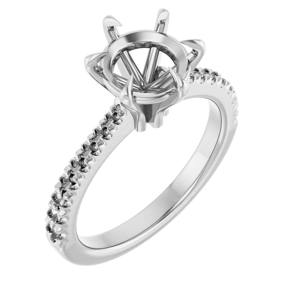 Claw-Prong Engagement Ring