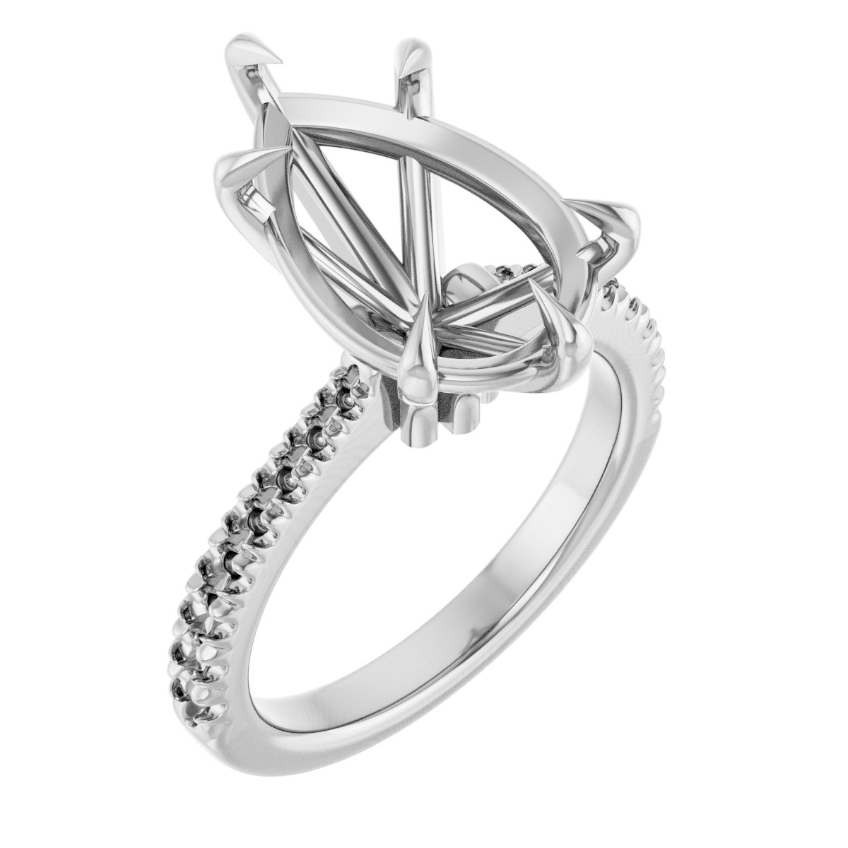 Claw-Prong Engagement Ring
