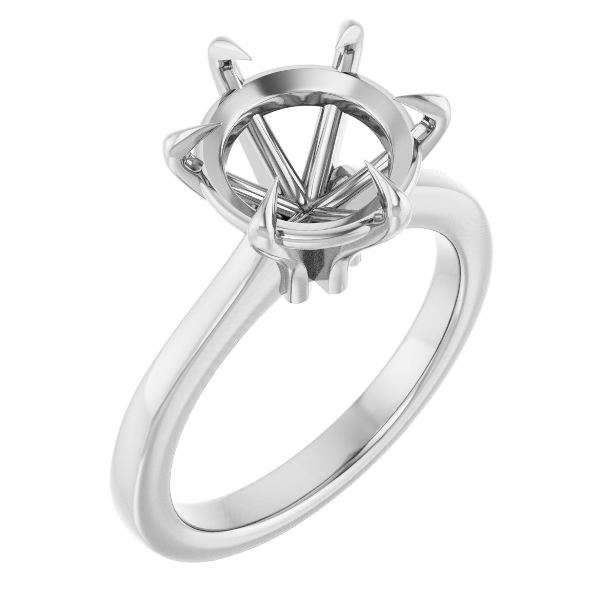Claw-Prong Engagement Ring